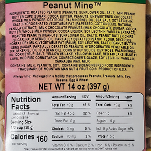 4005 Peanut Mine 14oz Label