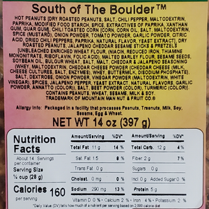 South of the Boulder 14oz Label