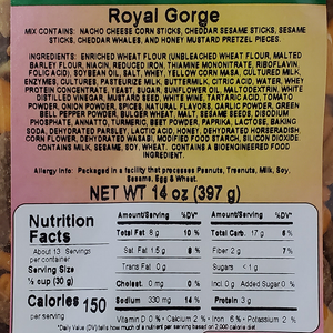 Royal Gorge Tail Mix 14oz Label