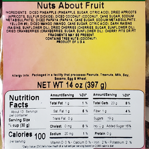 4230 Nuts About Fruit 14oz Label