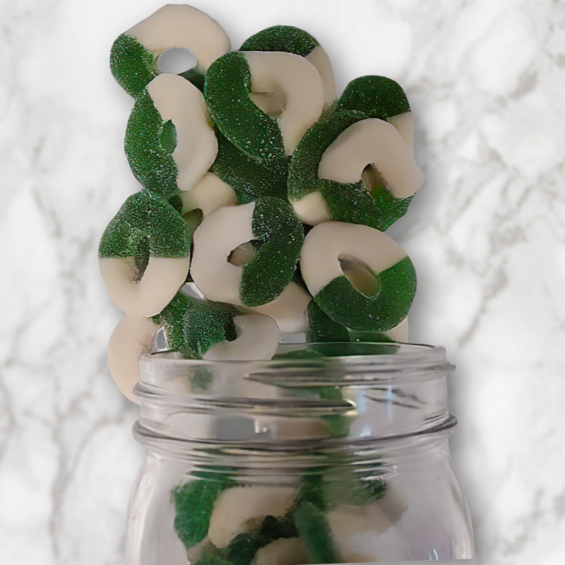 Sanded Gummy Apple Rings