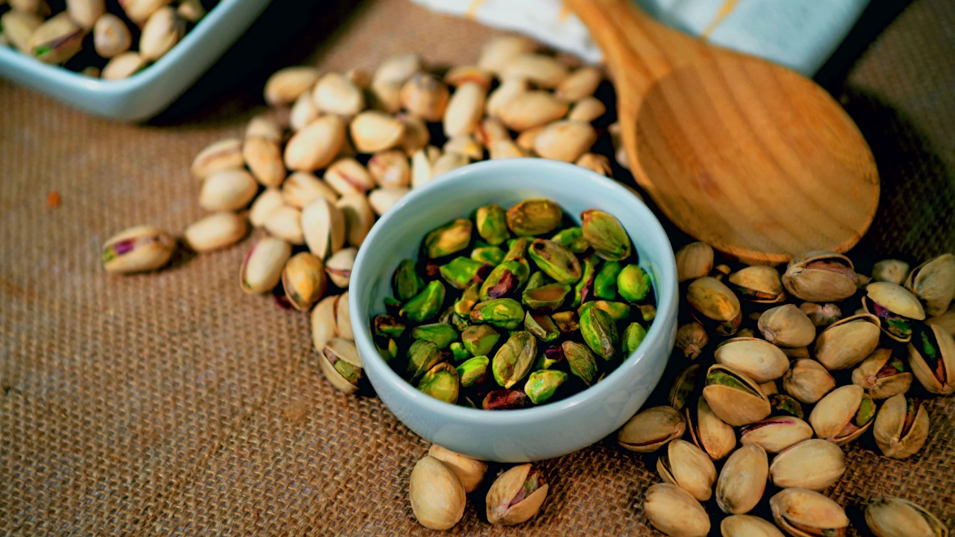 Our Pistachio Orchards - Pistachios on table