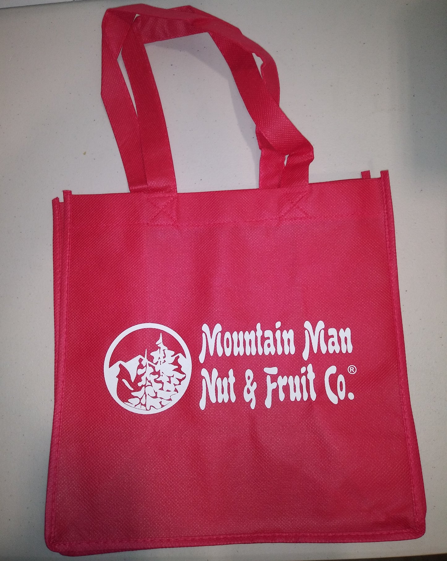 9059 Canvas Shopping Bag Red
