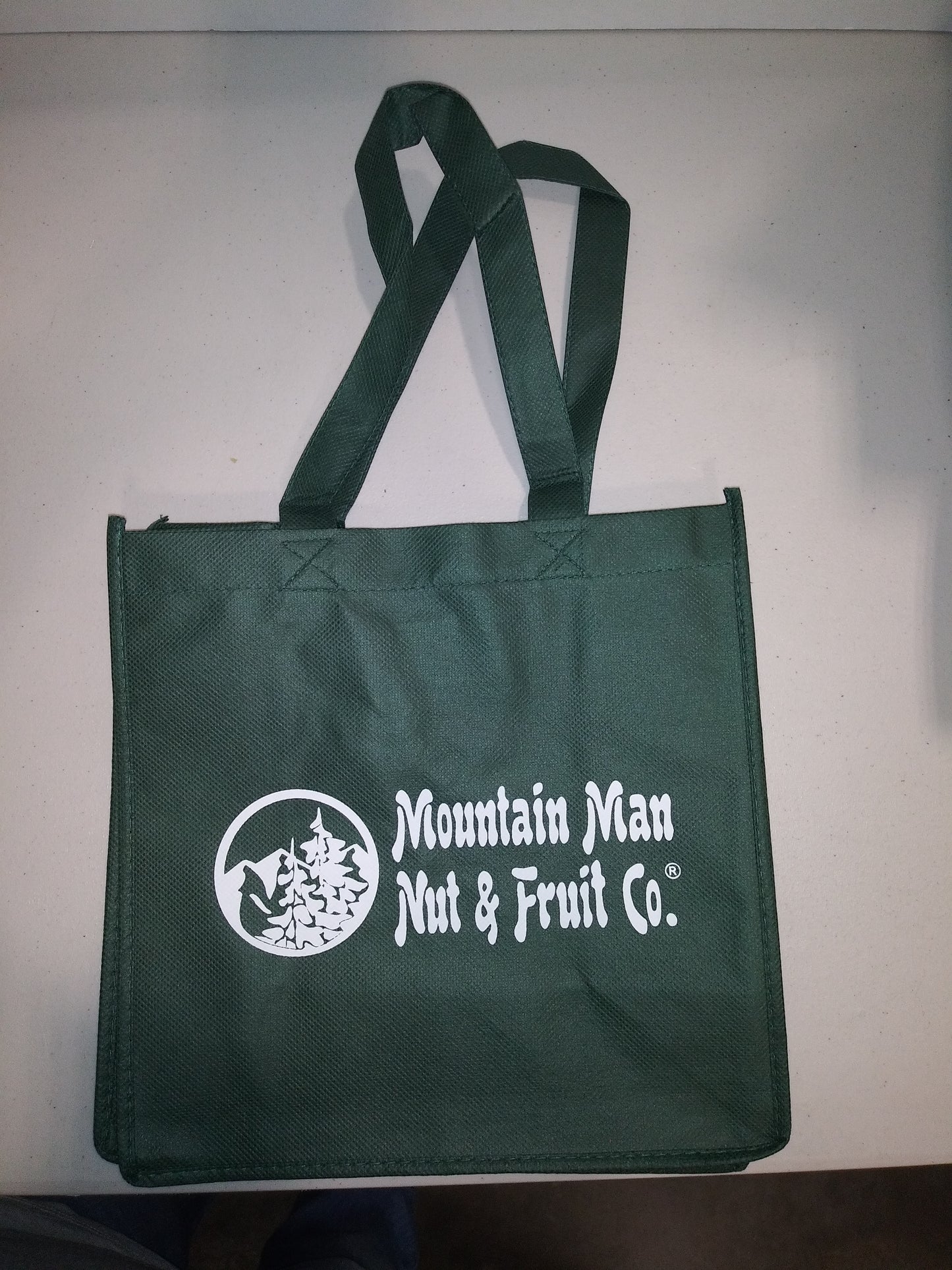 9059 Canvas Shopping Bag Forest Green