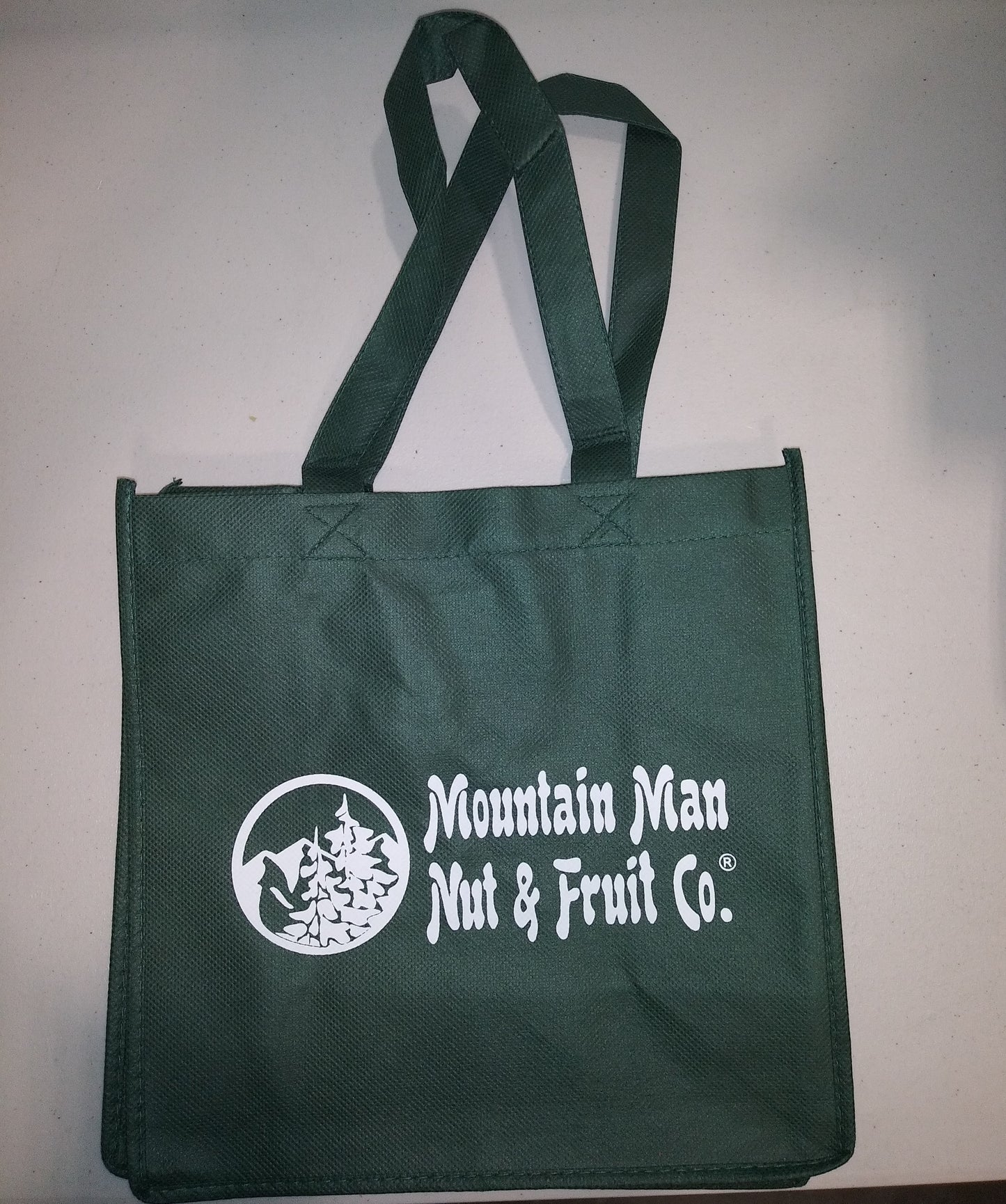 9059 Canvas Shopping Bag Forest Green