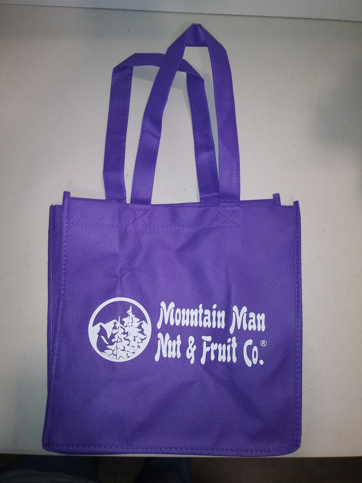 9059 Canvas Shopping Bag Purple