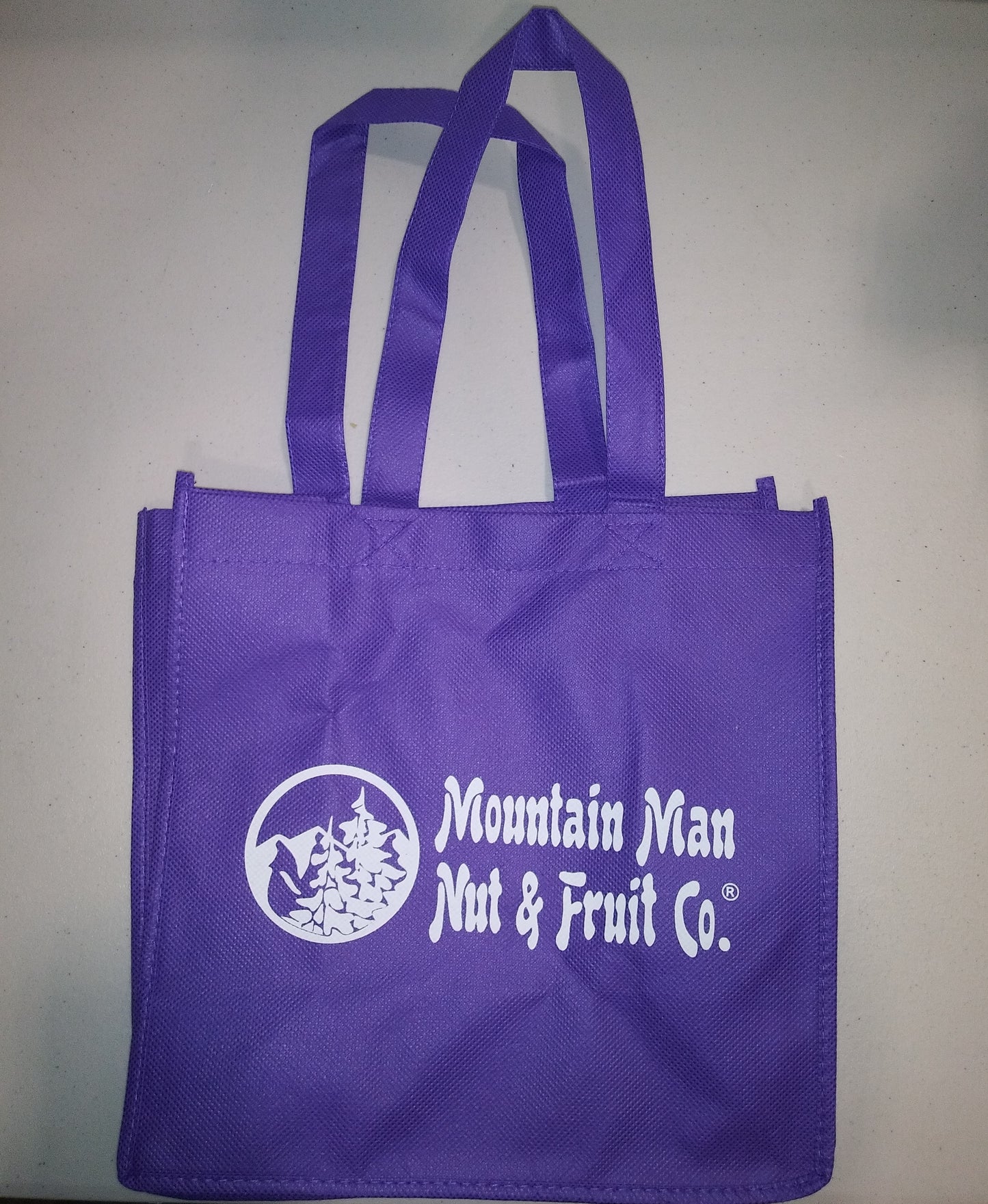 9059 Canvas Shopping Bag Purple
