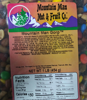 mountain man gorp™ label