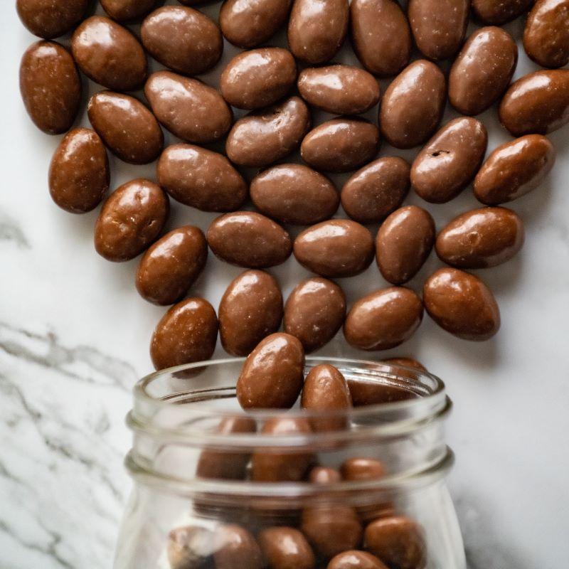 chocolate covered almonds