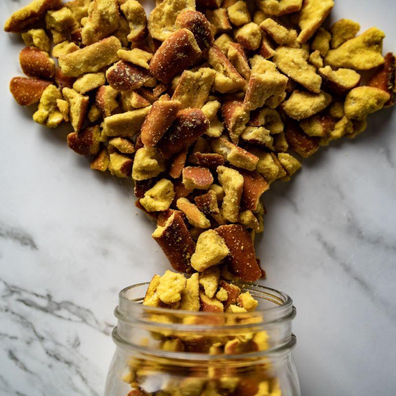 honey mustard pretzel pieces