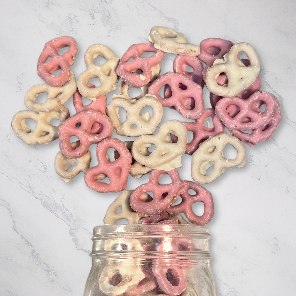 11201 Raspberry & Cream Yogurt Pretzels