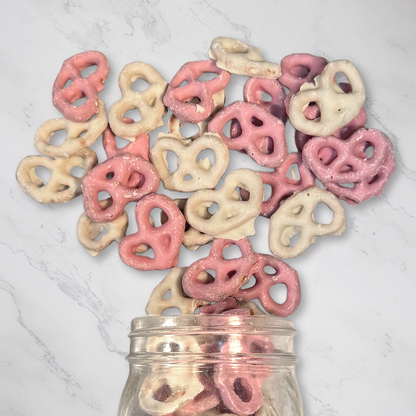 11201 Raspberry & Cream Yogurt Pretzels