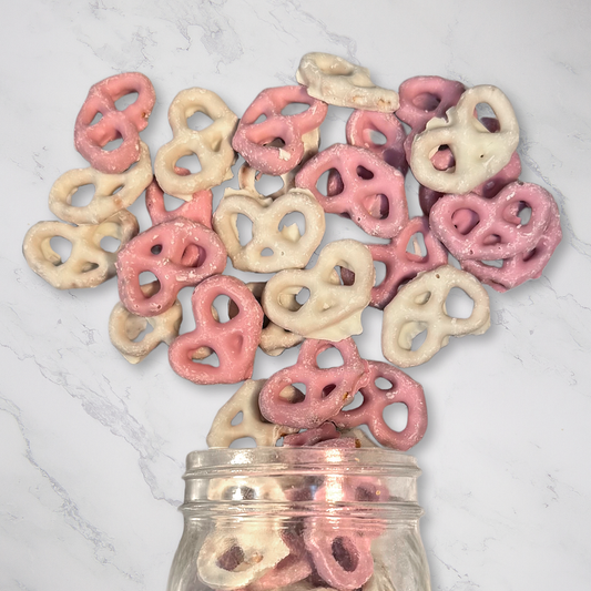 11201 Raspberry & Cream Yogurt Pretzels
