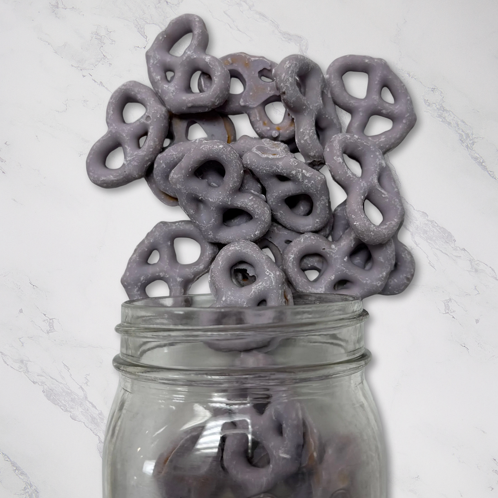 Blueberry Yogurt Pretzels