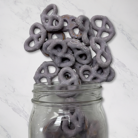 Blueberry Yogurt Pretzels