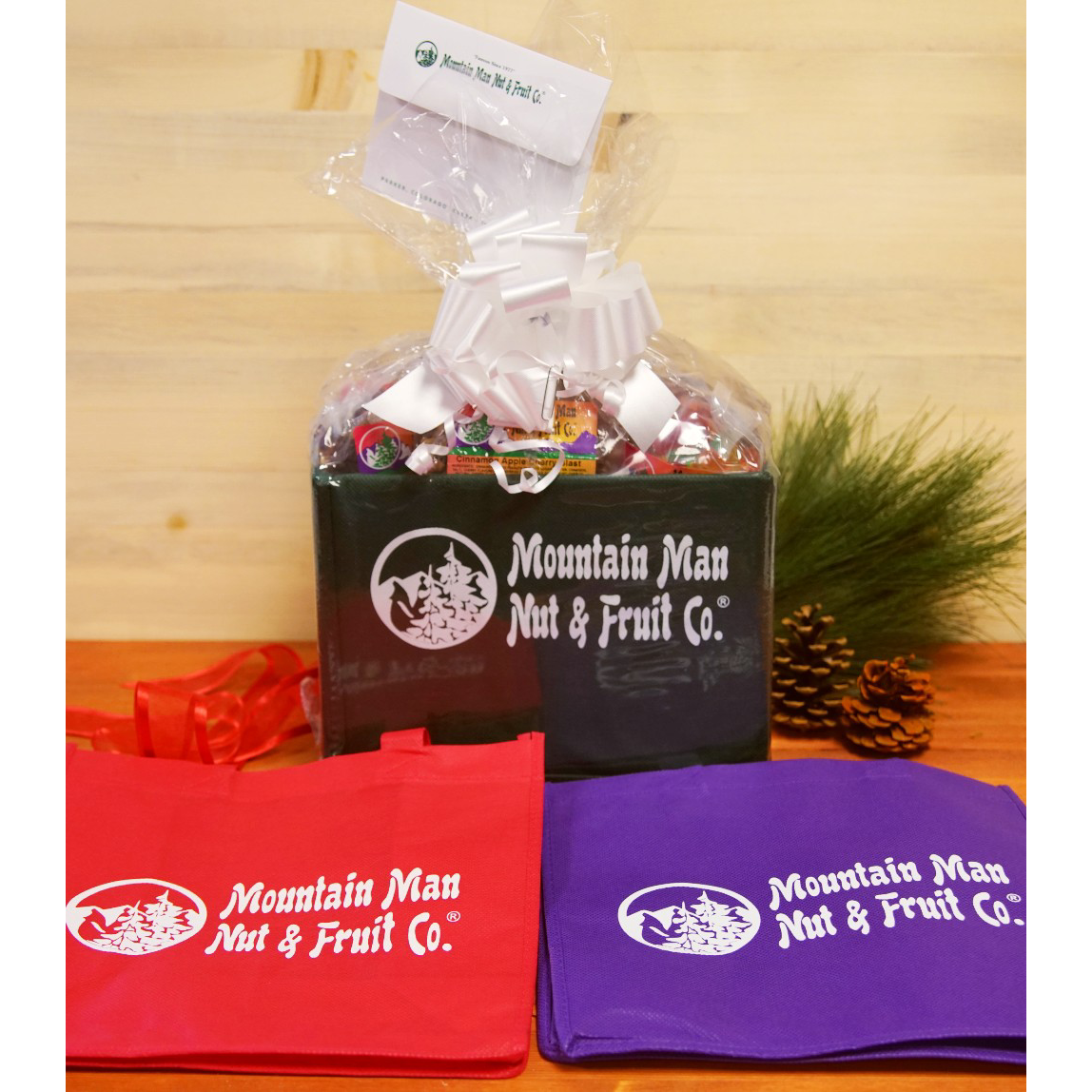 Example of Build Your Own Custom Gift Basket in a Reusable Canvas Bag