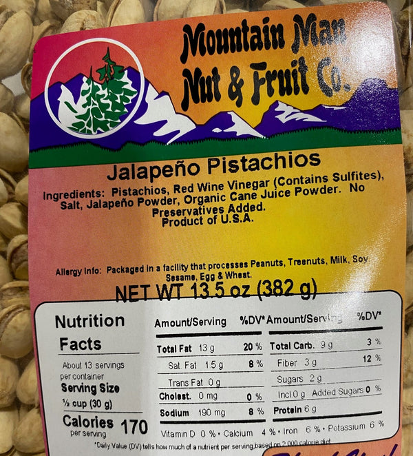 jalapeno pistachios label