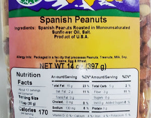 r&s spanish peanut label pic