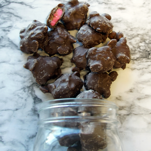 Chocolate Cherry Cream Clusters