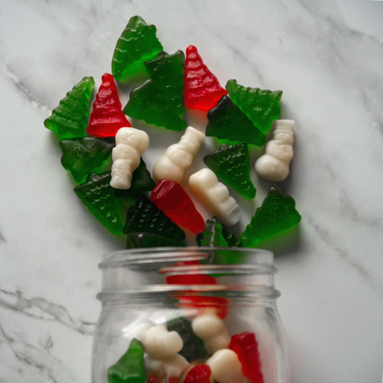 70153 Red, White, and Green Gummy Trees & Snowmen