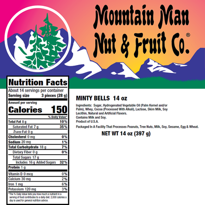 70476 Minty Bells 14oz Label