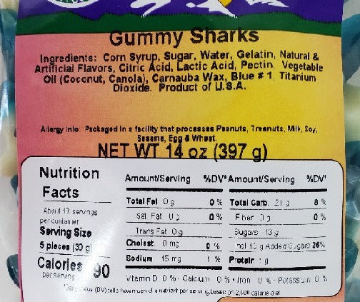 gummy sharks -blue-label