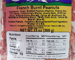 french burnt peanuts label pic