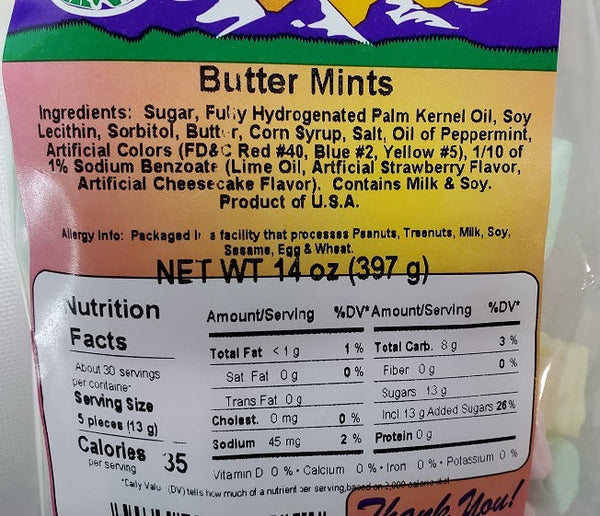 Butter Mints -14oz