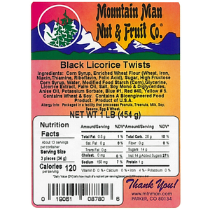 8780 Black Licorice Twists 1lb Label