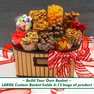 Build Your Own Large Custom Basket holds 8-12 bags of product