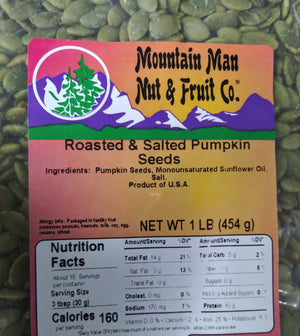 R&S Pumpkin Seeds label