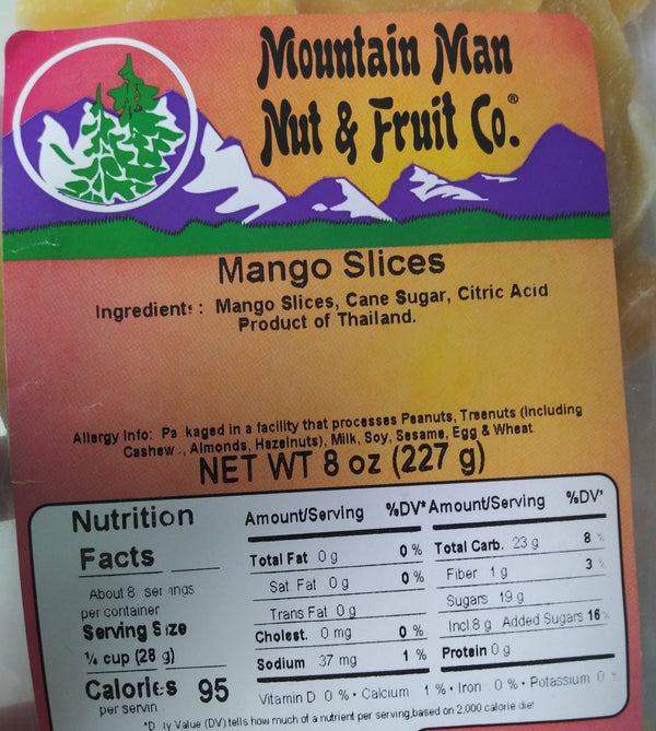 mangoes label