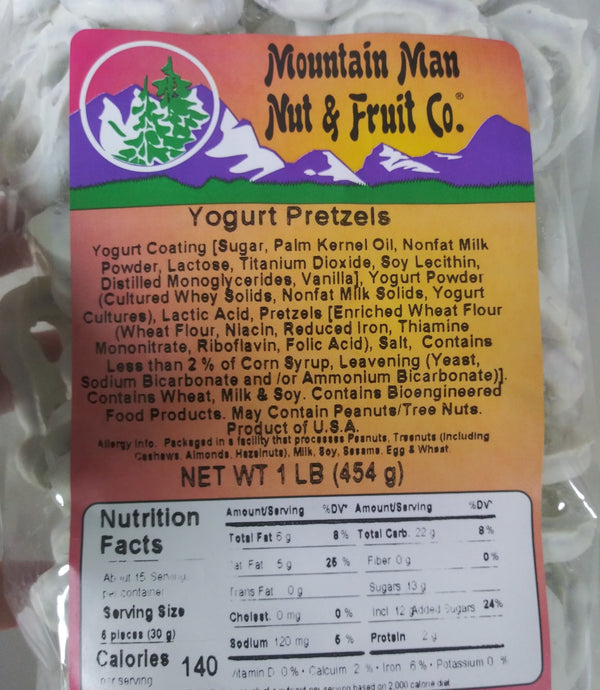 yogurt pretzel label
