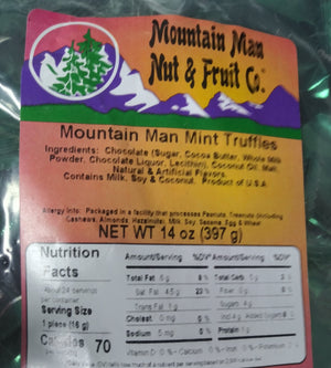 mountain man® mint truffles