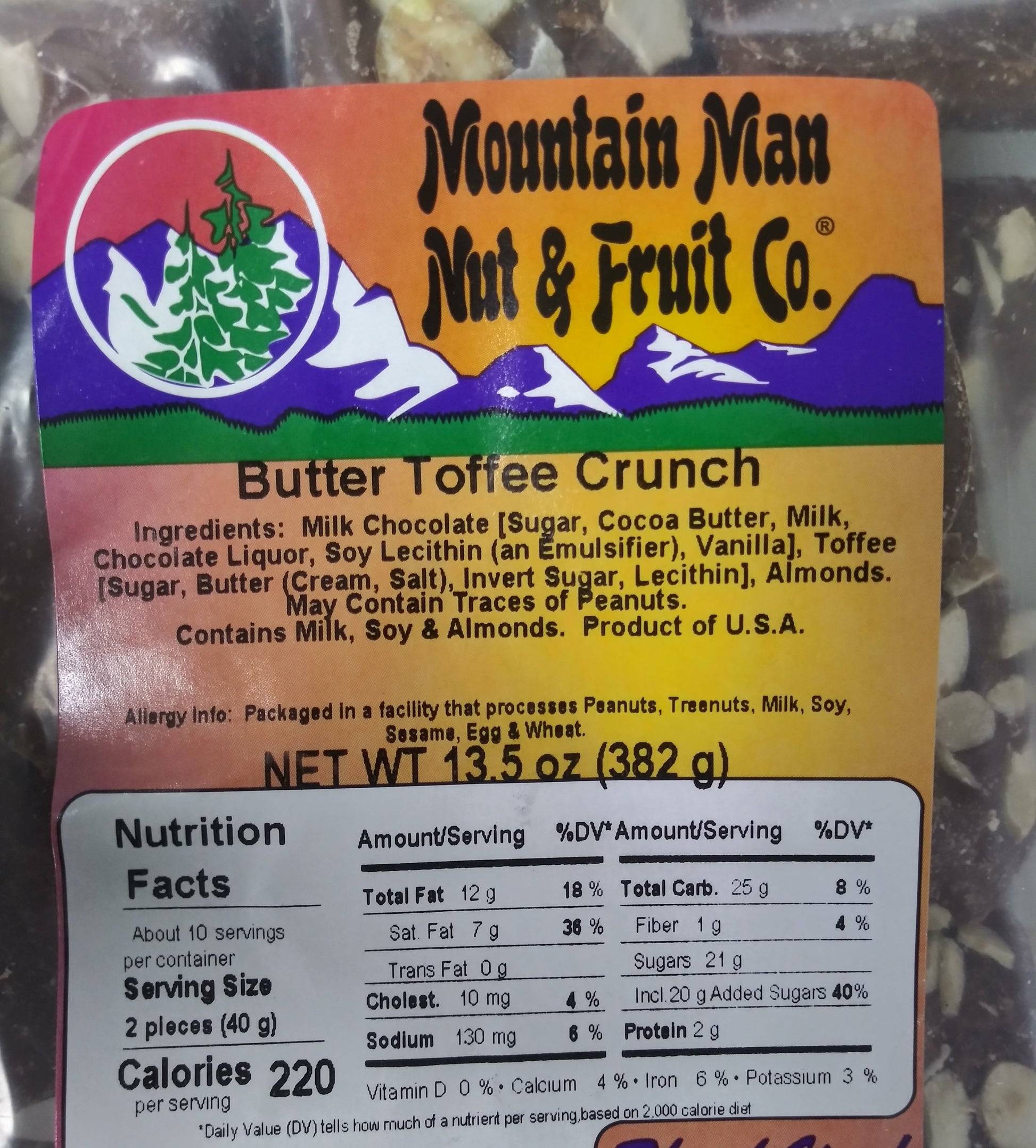 Butter Toffee Crunch 13.5oz Label