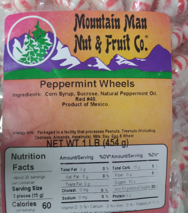 Peppermint Wheels Label