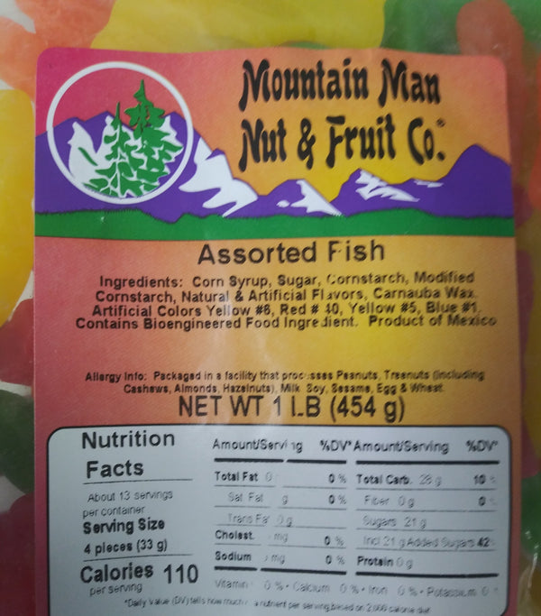 Assorted Fish Label