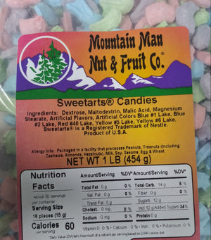 Sweetarts® - Dinosaur Shapes Label