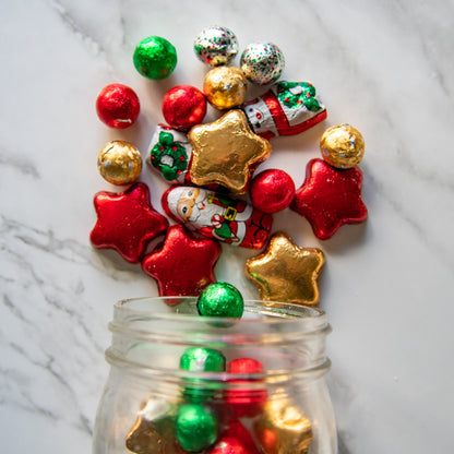 assorted christmas chocolates