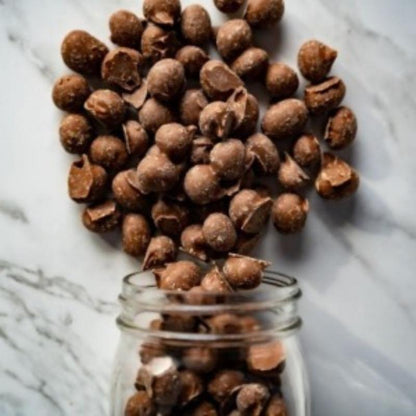 chocolate covered peanuts